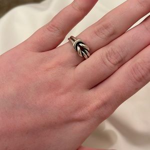 James Avery Lover’s Knot ring, size 6.